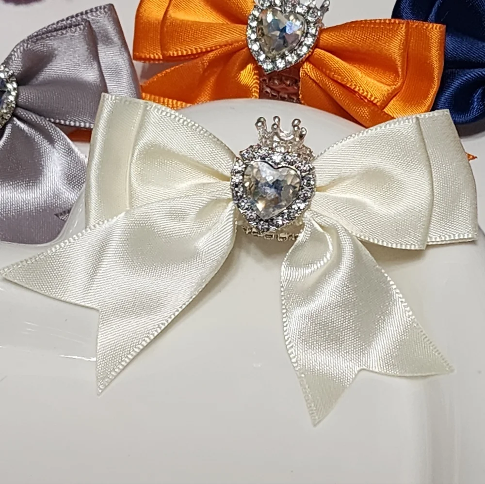 Fancy‎ Bead Ivory Bow Heart Gem Crown Rhinestone Pearls Jewelry Making Beadable